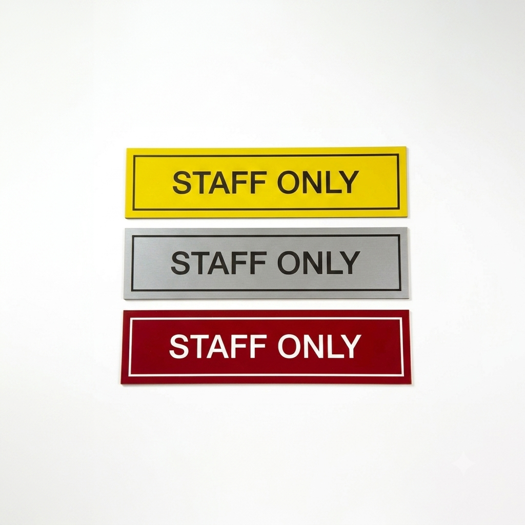 Engraved Office Sign