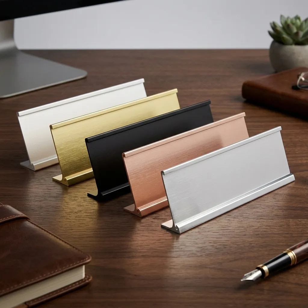 Desk Name Plate Holders