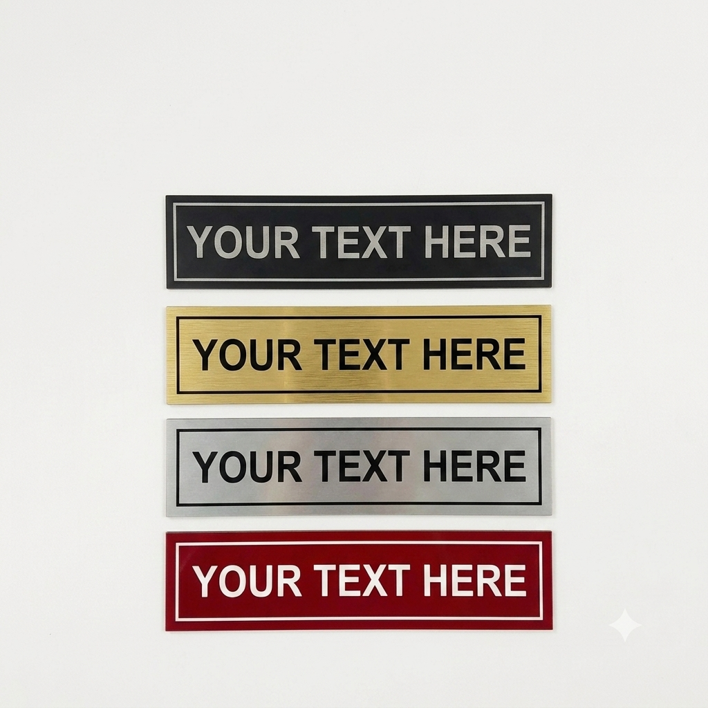 Engraved Office Sign