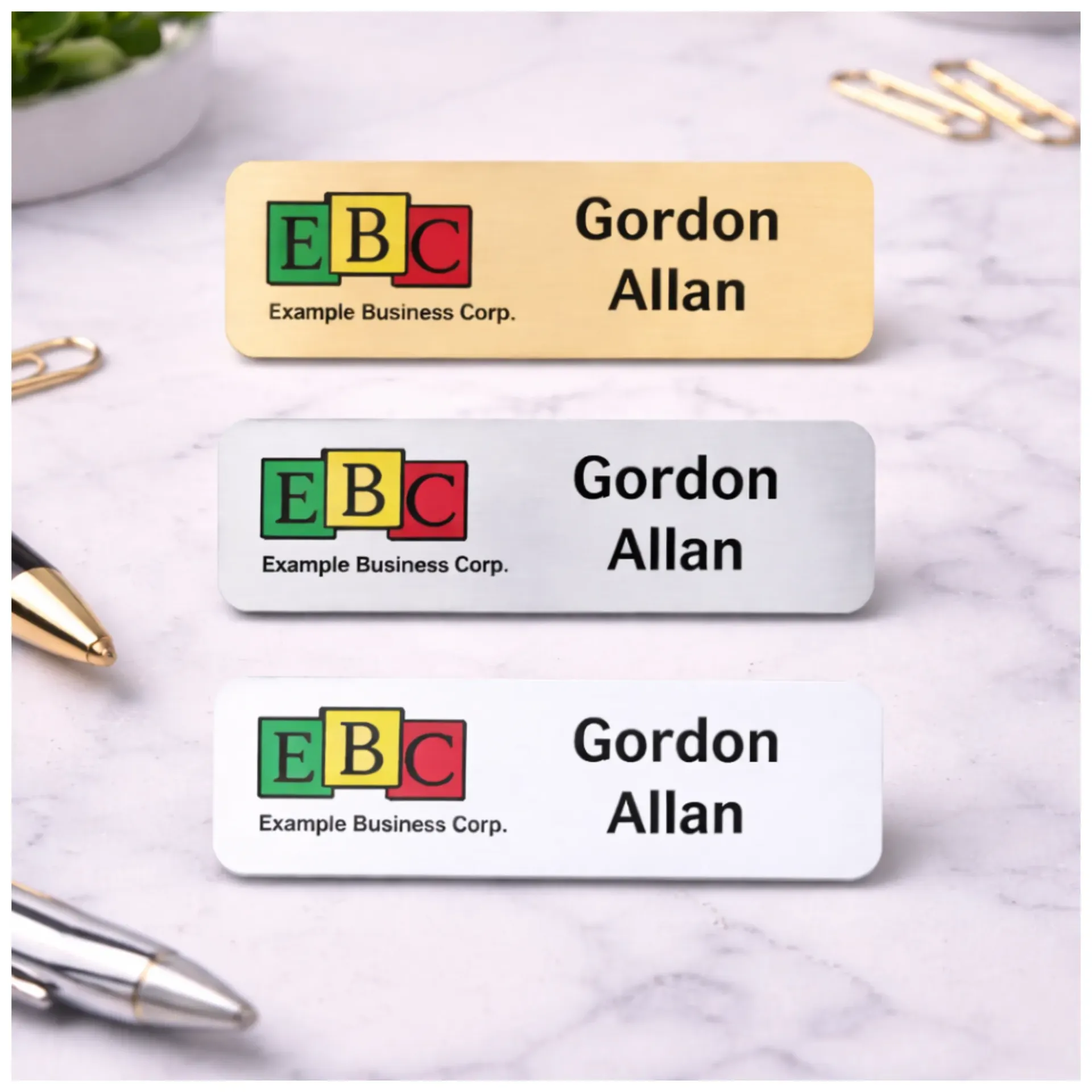 Metal Name Badges